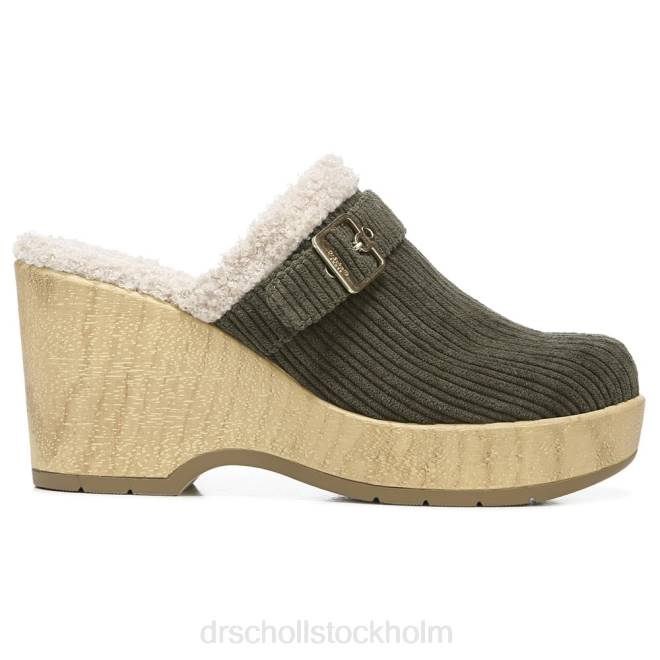 oliv manchester pixie träsko 8RZZ248 Dr. Scholl\'s unisex-