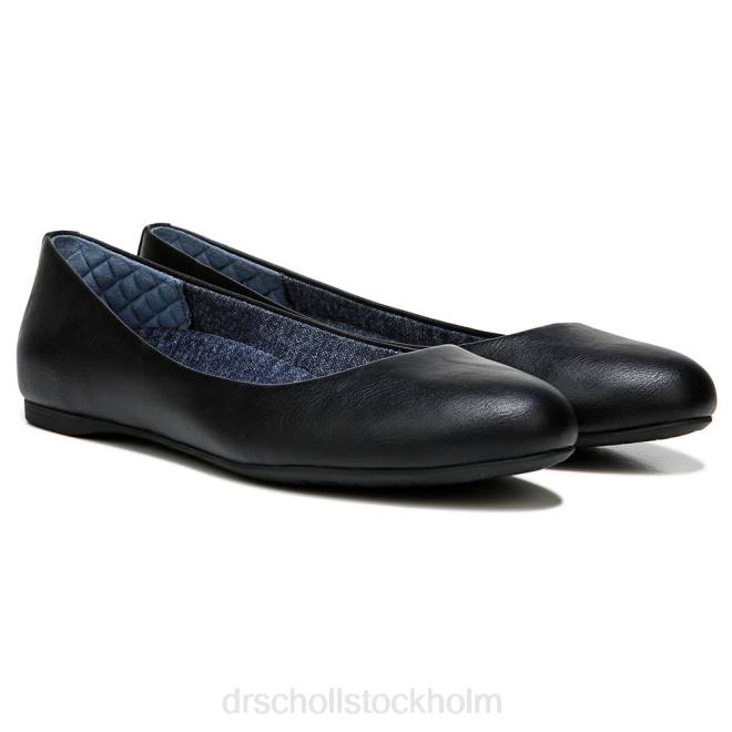 svart slät Giorgie minnesskum platt 8RZZ176 Dr. Scholl's unisex-