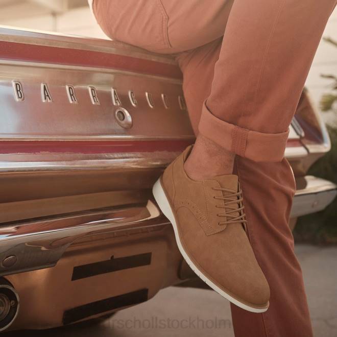 ljust brunt/brunt tyg synkronisera oxford ultimate flex oxford 8RZZ265 Dr. Scholl\'s unisex-