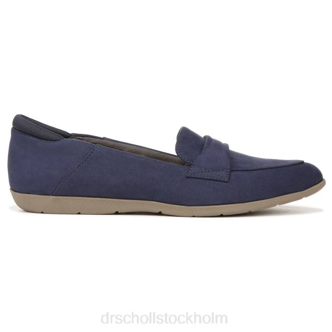 mörkblått tyg emilia loafer 8RZZ45 Dr. Scholl\'s unisex-