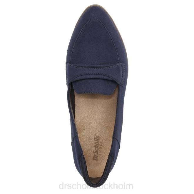 mörkblått tyg emilia loafer 8RZZ45 Dr. Scholl\'s unisex-