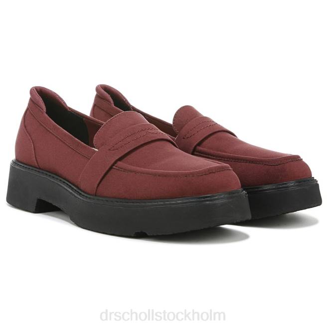 rikt rött tyg livlig loafer 8RZZ227 Dr. Scholl's unisex-