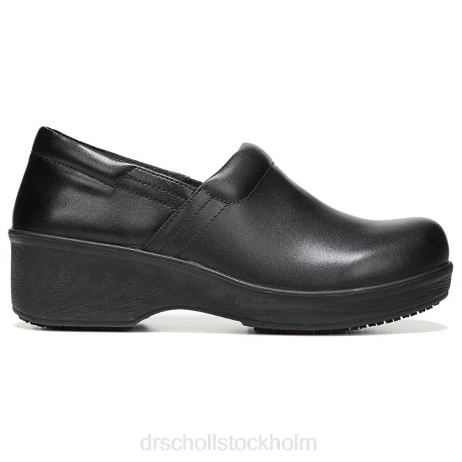 svart läder dynamo halkbeständig träsko 8RZZ153 Dr. Scholl\'s unisex-