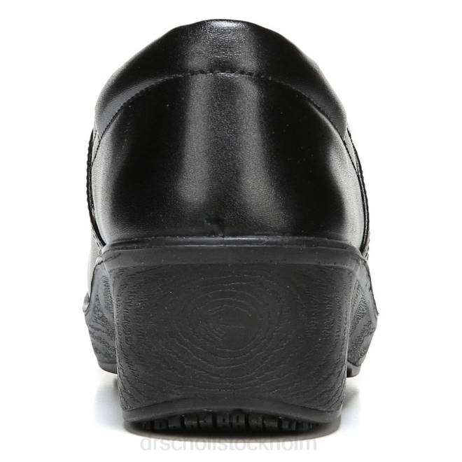 svart läder dynamo halkbeständig träsko 8RZZ153 Dr. Scholl\'s unisex-