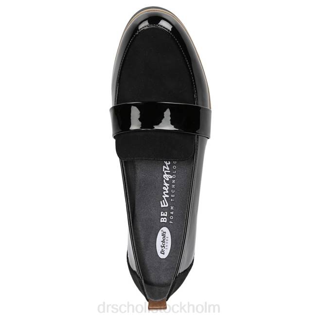 svart patent/mikrofiber webster loafer 8RZZ216 Dr. Scholl\'s unisex-