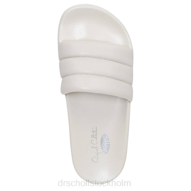 beige läder fiskarna chill slide sandal 8RZZ210 Dr. Scholl\'s unisex-