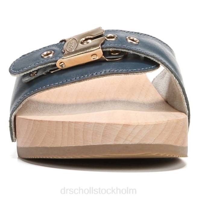 blått läder original sandal 8RZZ18 Dr. Scholl\'s unisex-