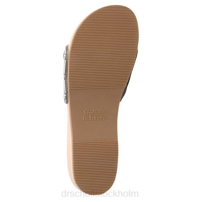 blått läder original sandal 8RZZ18 Dr. Scholl\'s unisex-