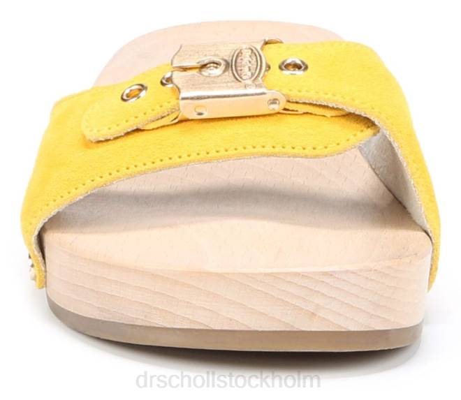 gult läder original sandal 8RZZ12 Dr. Scholl\'s unisex-