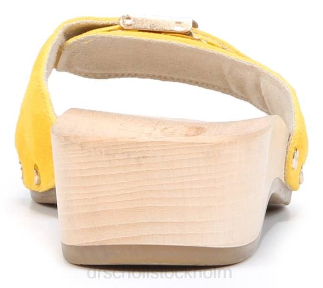 gult läder original sandal 8RZZ12 Dr. Scholl\'s unisex-