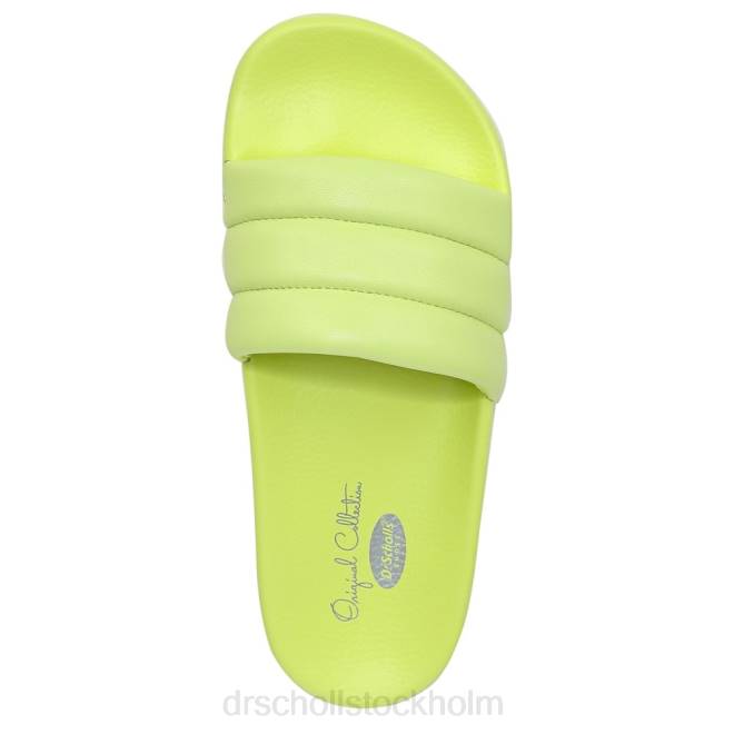 lime läder fiskarna chill slide sandal 8RZZ211 Dr. Scholl\'s unisex-