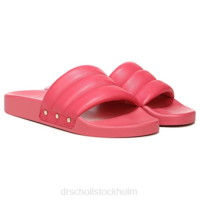 mörkrosa läder fiskarna chill slide sandal 8RZZ212 Dr. Scholl's unisex-