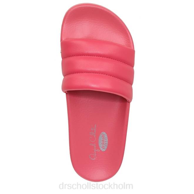 mörkrosa läder fiskarna chill slide sandal 8RZZ212 Dr. Scholl\'s unisex-