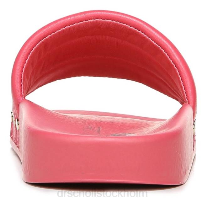 mörkrosa läder fiskarna chill slide sandal 8RZZ212 Dr. Scholl\'s unisex-