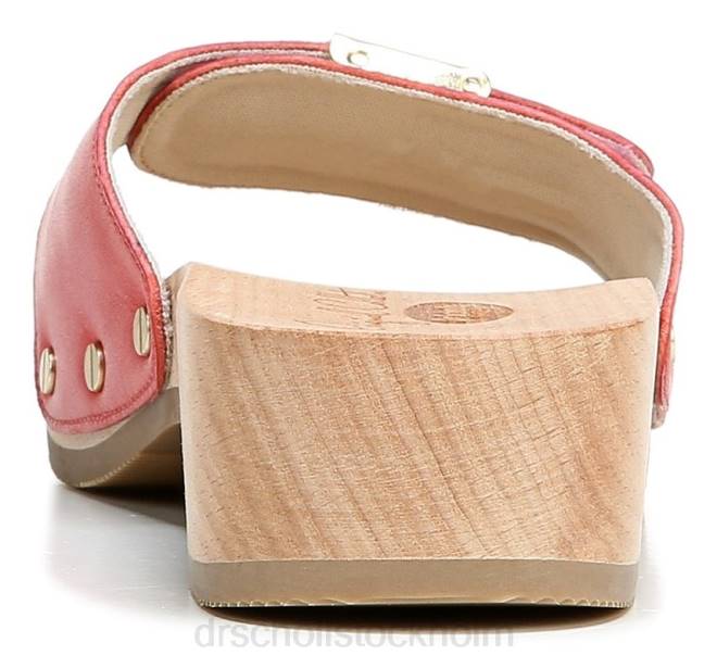 rött läder original sandal 8RZZ16 Dr. Scholl\'s unisex-