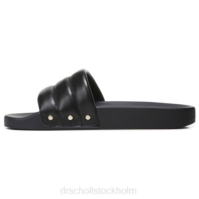 svart läder fiskarna chill slide sandal 8RZZ209 Dr. Scholl\'s unisex-