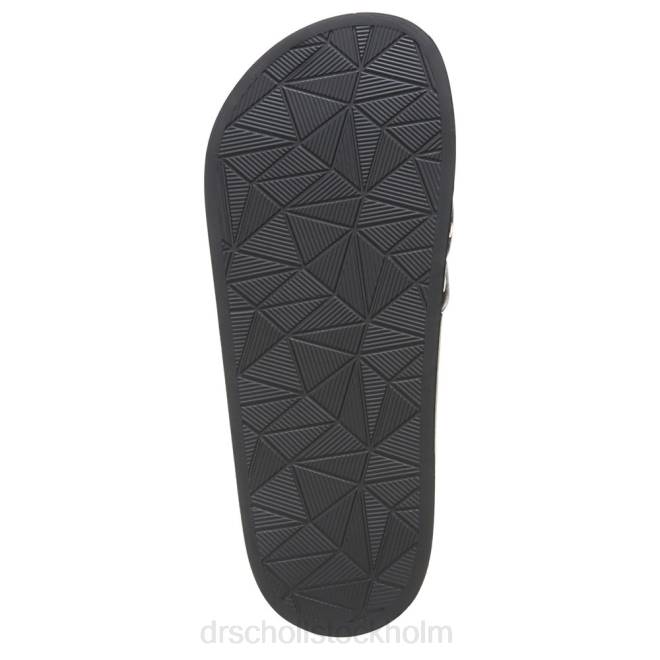 svart läder fiskarna chill slide sandal 8RZZ209 Dr. Scholl\'s unisex-