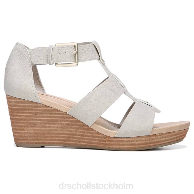 grått ormtryck barton wedge sandal 8RZZ163 Dr. Scholl\'s unisex-