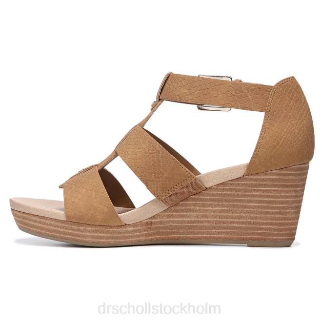 sadel orm tryck barton wedge sandal 8RZZ164 Dr. Scholl\'s unisex-