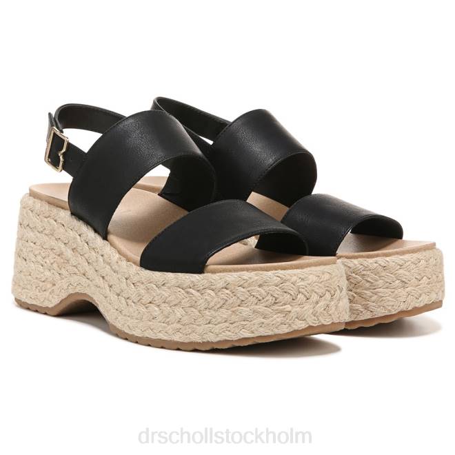 svart delaney wedge sandal 8RZZ235 Dr. Scholl's unisex-