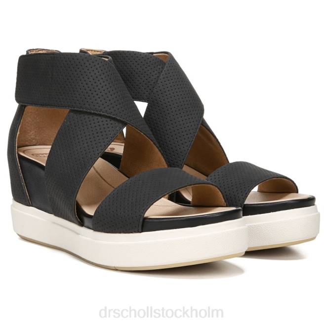 svart slät sheena kil sandal 8RZZ128 Dr. Scholl's unisex-