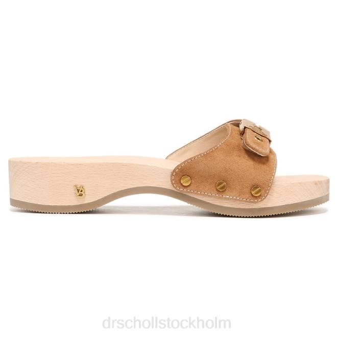 hasselträbrun mocka original sandal 8RZZ117 Dr. Scholl\'s x Veronica Beard unisex-