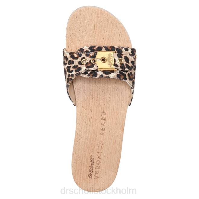 leopardtryck canvas original sandal 8RZZ118 Dr. Scholl\'s x Veronica Beard unisex-