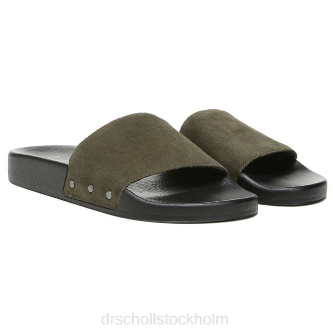 oliv sandal med rutschkana från fiskarna 8RZZ191 Dr. Scholl's unisex-
