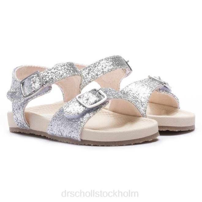 silver glitter isla sandal 8RZZ322 Dr. Scholl's toddler/liten unge