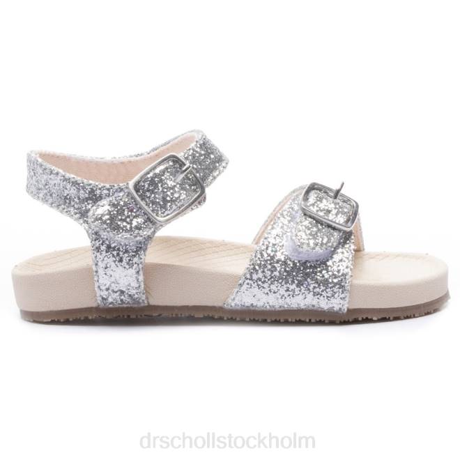 silver glitter isla sandal 8RZZ322 Dr. Scholl\'s toddler/liten unge