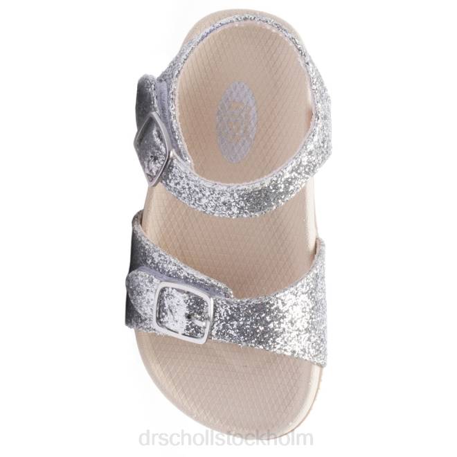 silver glitter isla sandal 8RZZ322 Dr. Scholl\'s toddler/liten unge