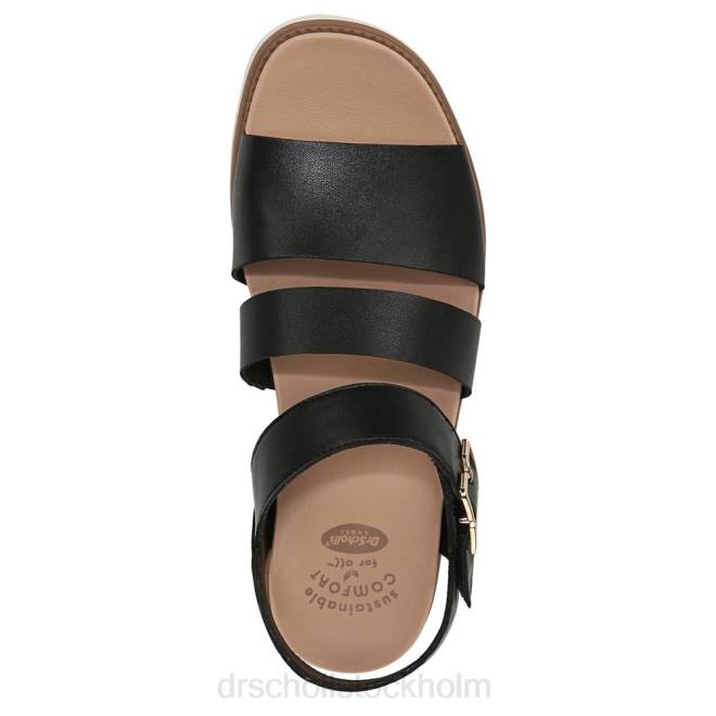 svart island glöd platt sandal 8RZZ19 Dr. Scholl\'s unisex-