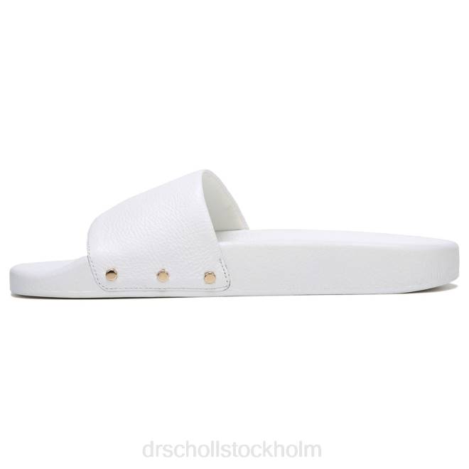 vitt läder sandal med rutschkana från fiskarna 8RZZ188 Dr. Scholl\'s unisex-
