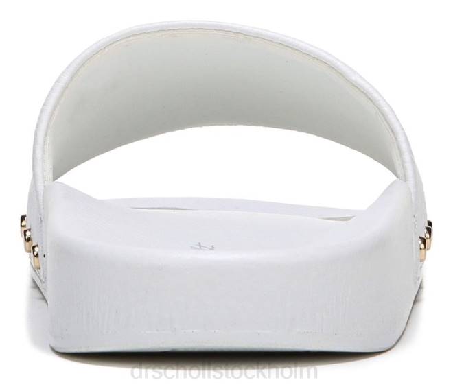 vitt läder sandal med rutschkana från fiskarna 8RZZ188 Dr. Scholl\'s unisex-