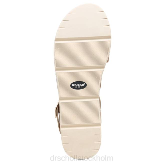 gulbrun syntet en gång två gånger plattformskilsandal 8RZZ195 Dr. Scholl\'s unisex-