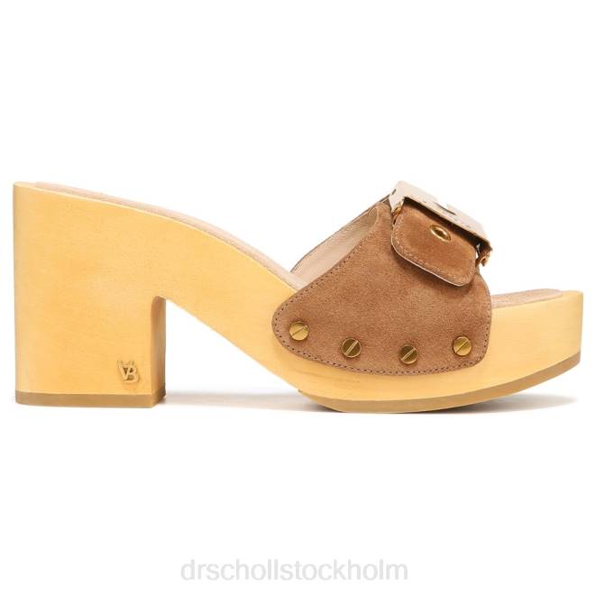 hasselträbrun mocka hula sandal 8RZZ131 Dr. Scholl\'s x Veronica Beard unisex-