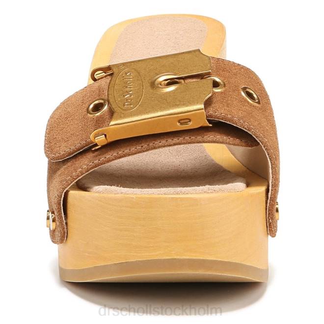 hasselträbrun mocka hula sandal 8RZZ131 Dr. Scholl\'s x Veronica Beard unisex-