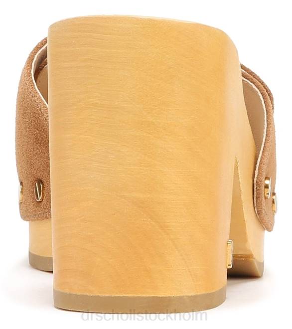 hasselträbrun mocka hula sandal 8RZZ131 Dr. Scholl\'s x Veronica Beard unisex-