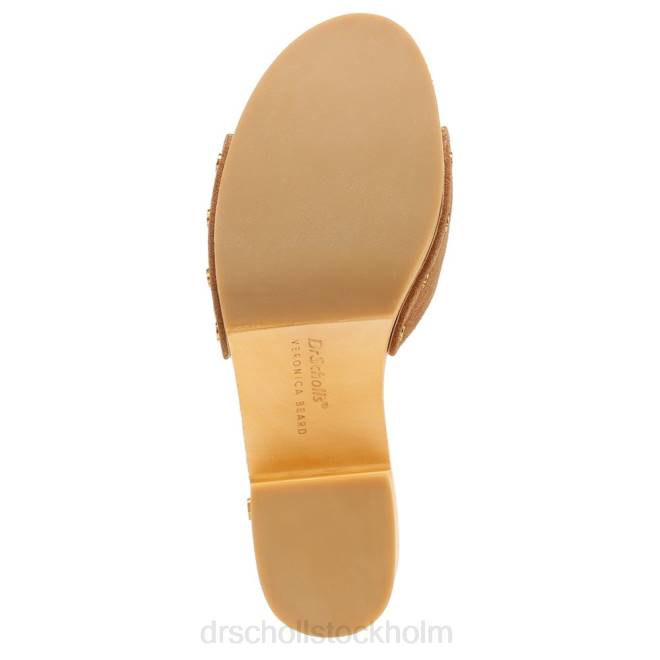 hasselträbrun mocka hula sandal 8RZZ131 Dr. Scholl\'s x Veronica Beard unisex-