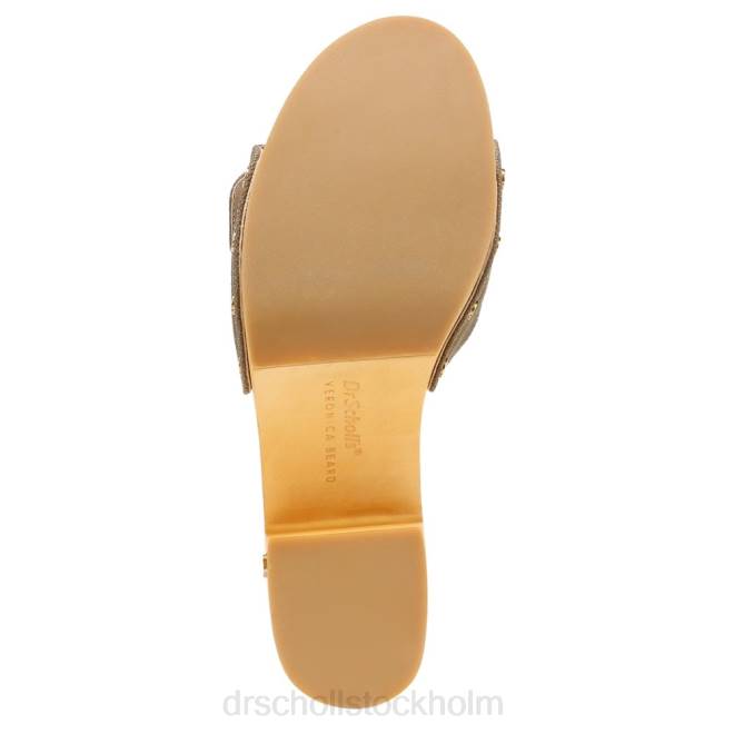 kakigrön duk hula sandal 8RZZ132 Dr. Scholl\'s x Veronica Beard unisex-