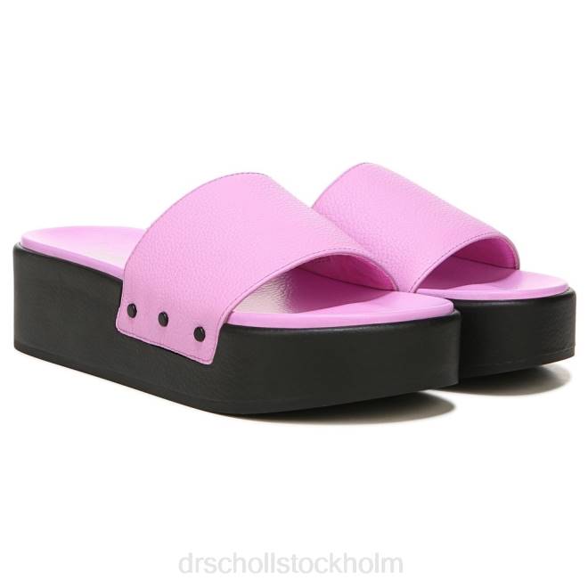 lila läder Pisces max plattformssandaler 8RZZ200 Dr. Scholl's unisex-