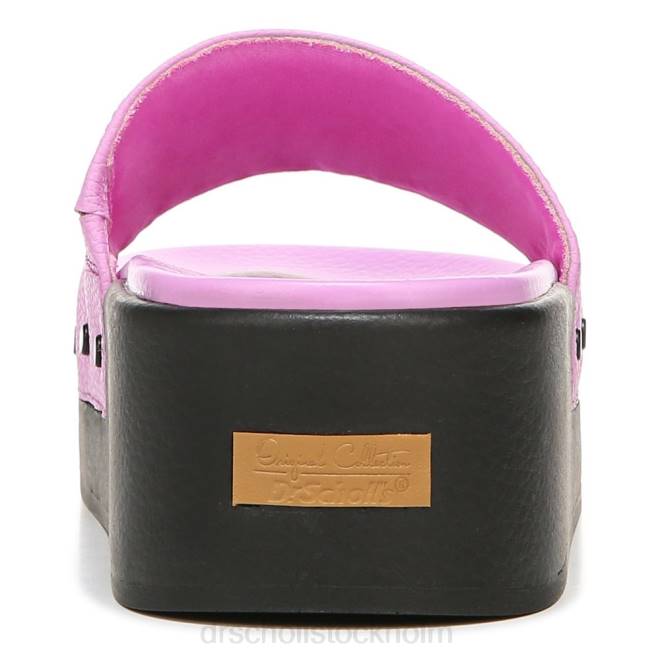 lila läder Pisces max plattformssandaler 8RZZ200 Dr. Scholl\'s unisex-