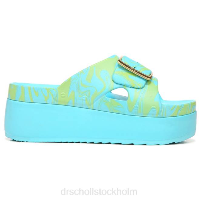 ängel blå eva original mål plattformssandal 8RZZ174 Dr. Scholl\'s unisex-