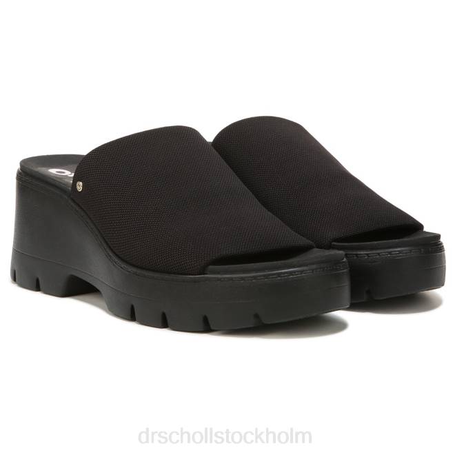 svart kolla tvivel plattformssandal 8RZZ222 Dr. Scholl's unisex-