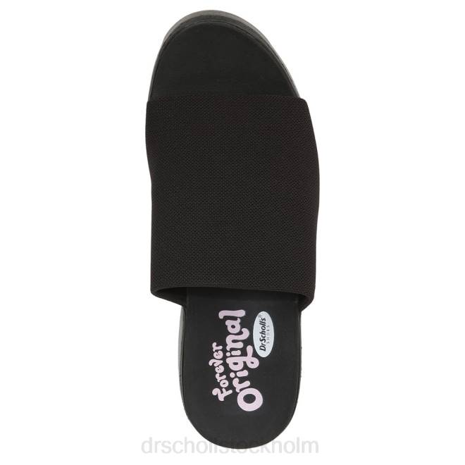 svart kolla tvivel plattformssandal 8RZZ222 Dr. Scholl\'s unisex-