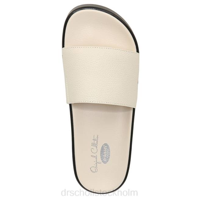 vitt läder Pisces max plattformssandaler 8RZZ199 Dr. Scholl\'s unisex-