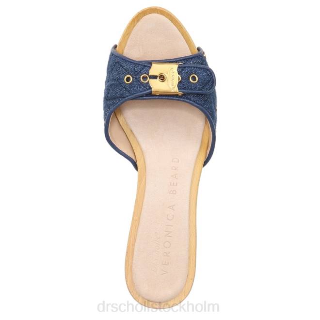 bergsblå jeanstyg lolli sandal med hög klack 8RZZ114 Dr. Scholl\'s x Veronica Beard unisex-