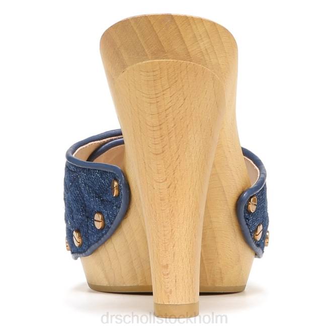 bergsblå jeanstyg lolli sandal med hög klack 8RZZ114 Dr. Scholl\'s x Veronica Beard unisex-