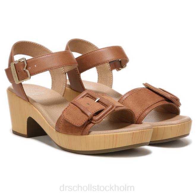 honungsbrun syntetisk felicity too blockhälsandal 8RZZ162 Dr. Scholl's unisex-