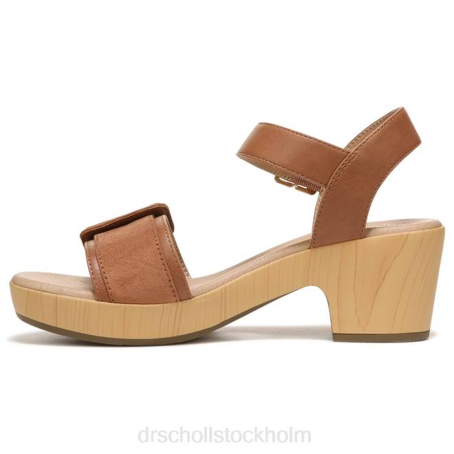 honungsbrun syntetisk felicity too blockhälsandal 8RZZ162 Dr. Scholl\'s unisex-